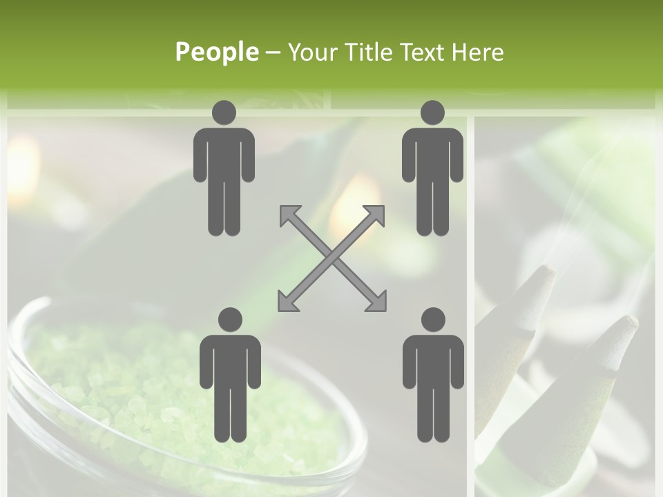 Closeup White Healthy PowerPoint Template