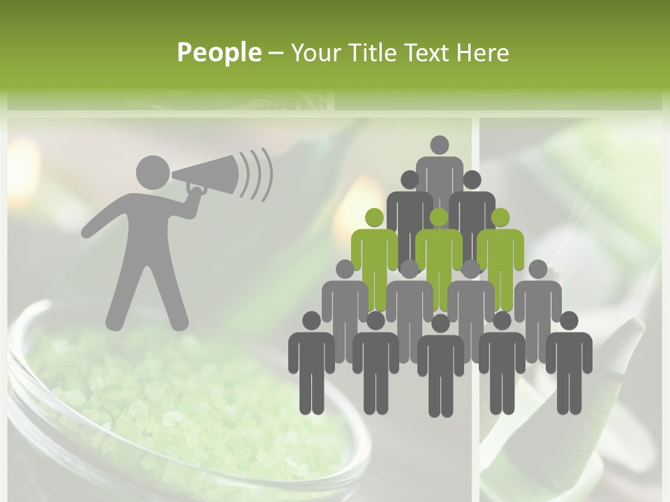 Closeup White Healthy PowerPoint Template