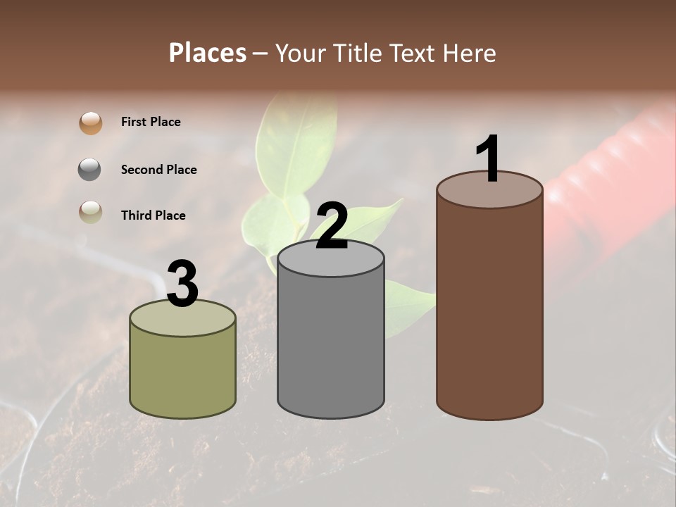 Seedling Soil Growth PowerPoint Template