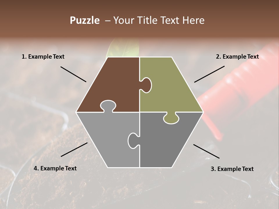 Seedling Soil Growth PowerPoint Template