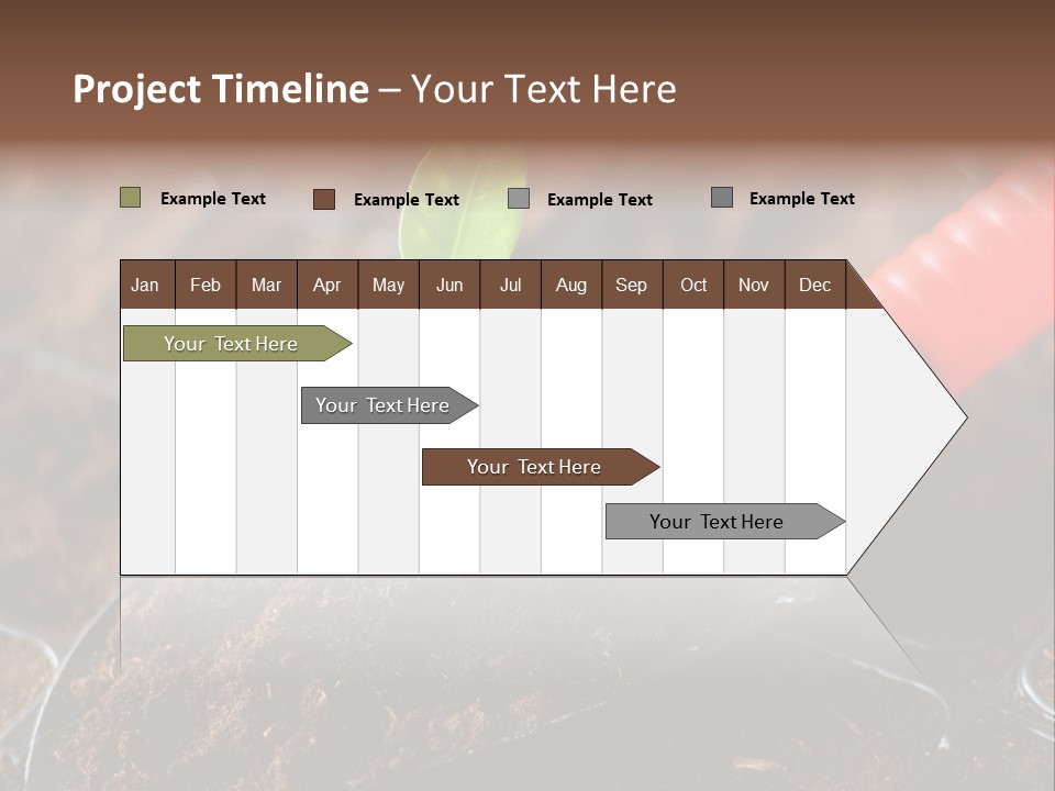 Seedling Soil Growth PowerPoint Template