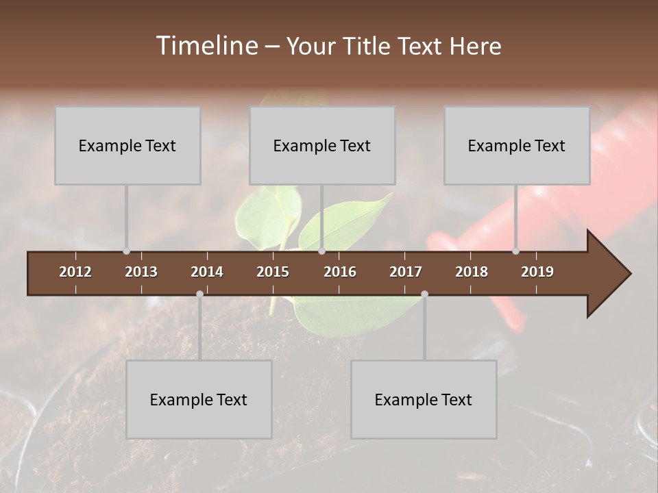 Seedling Soil Growth PowerPoint Template
