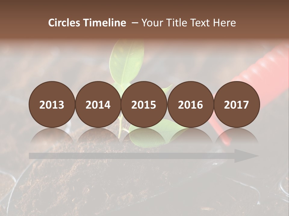 Seedling Soil Growth PowerPoint Template
