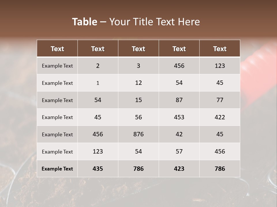 Seedling Soil Growth PowerPoint Template