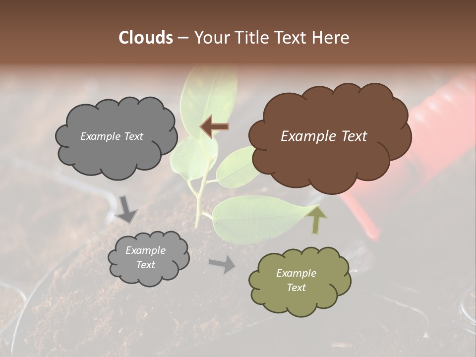 Seedling Soil Growth PowerPoint Template