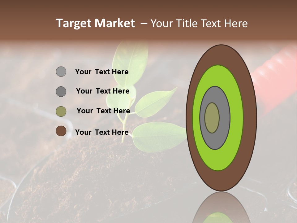 Seedling Soil Growth PowerPoint Template