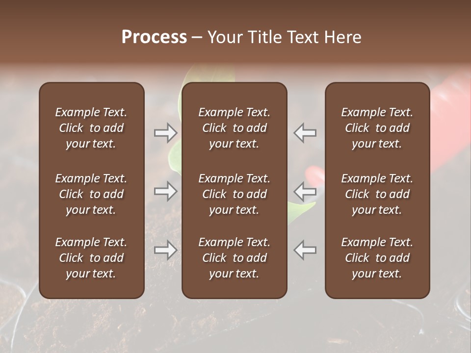 Seedling Soil Growth PowerPoint Template