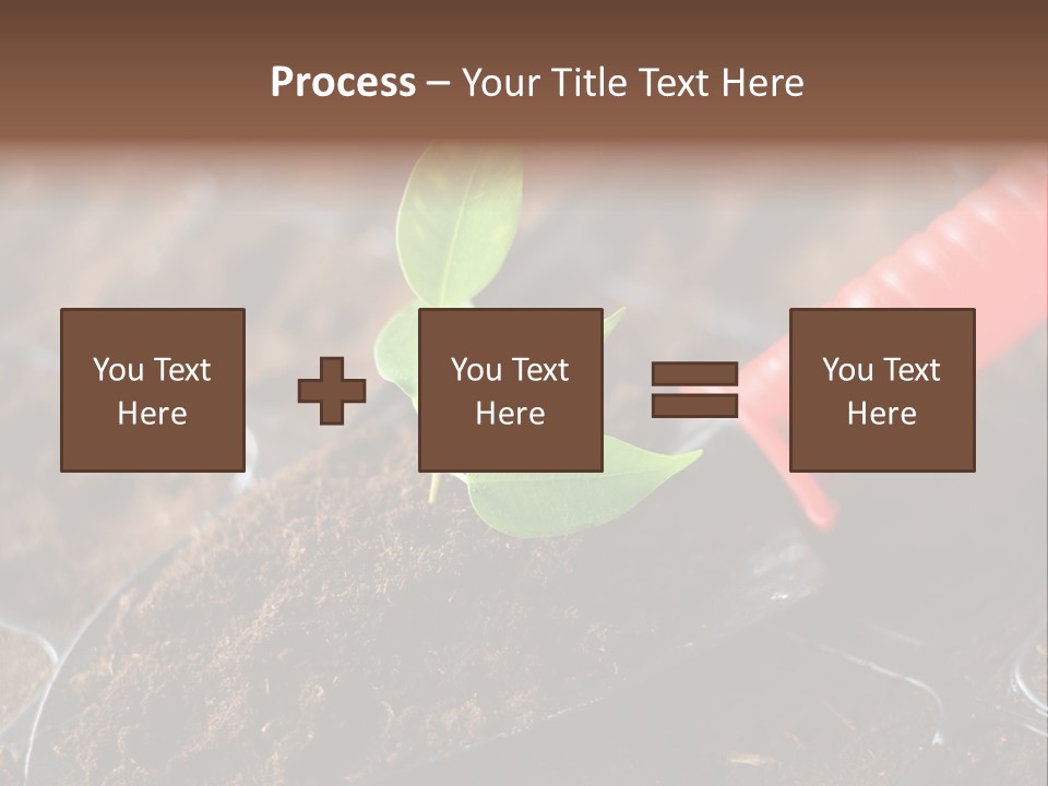Seedling Soil Growth PowerPoint Template