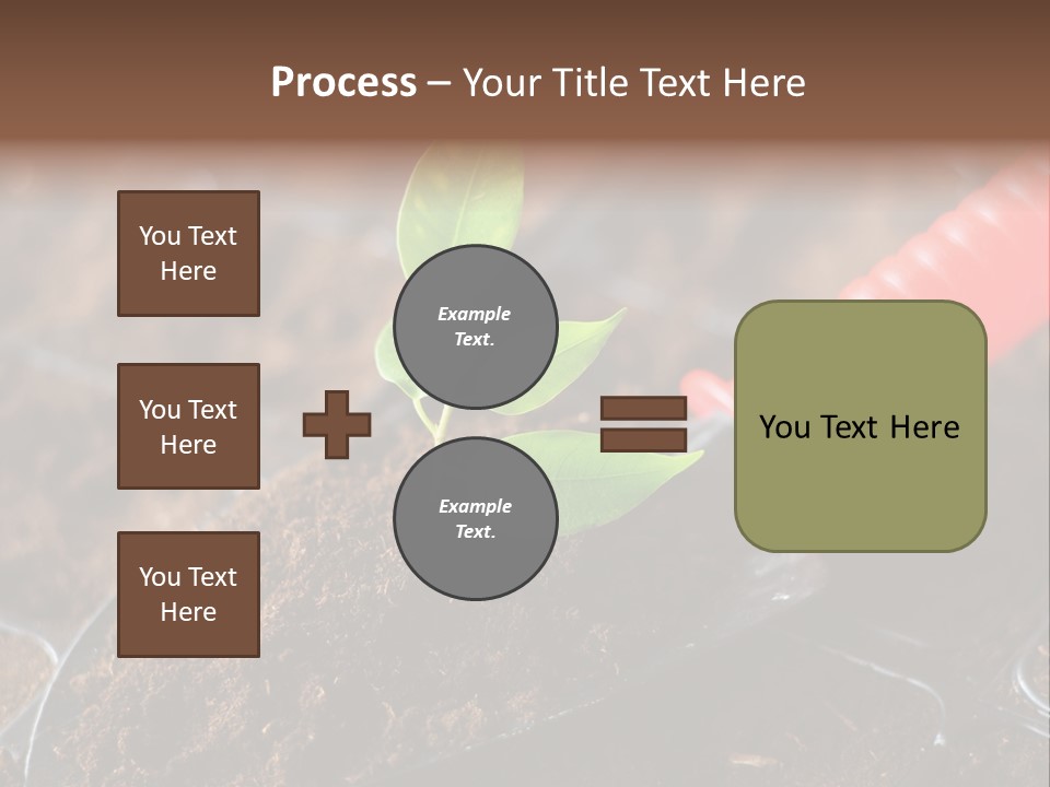 Seedling Soil Growth PowerPoint Template