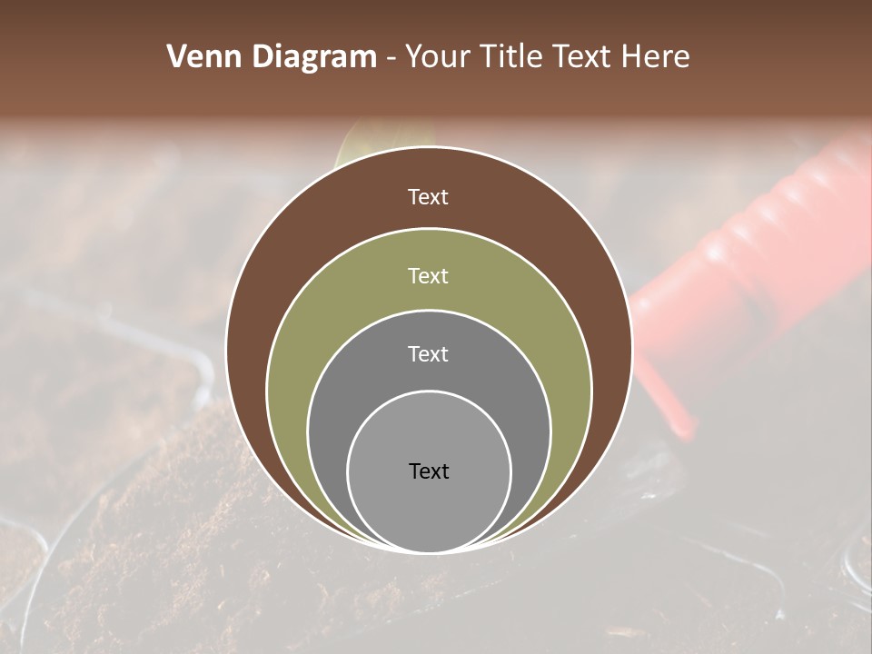 Seedling Soil Growth PowerPoint Template