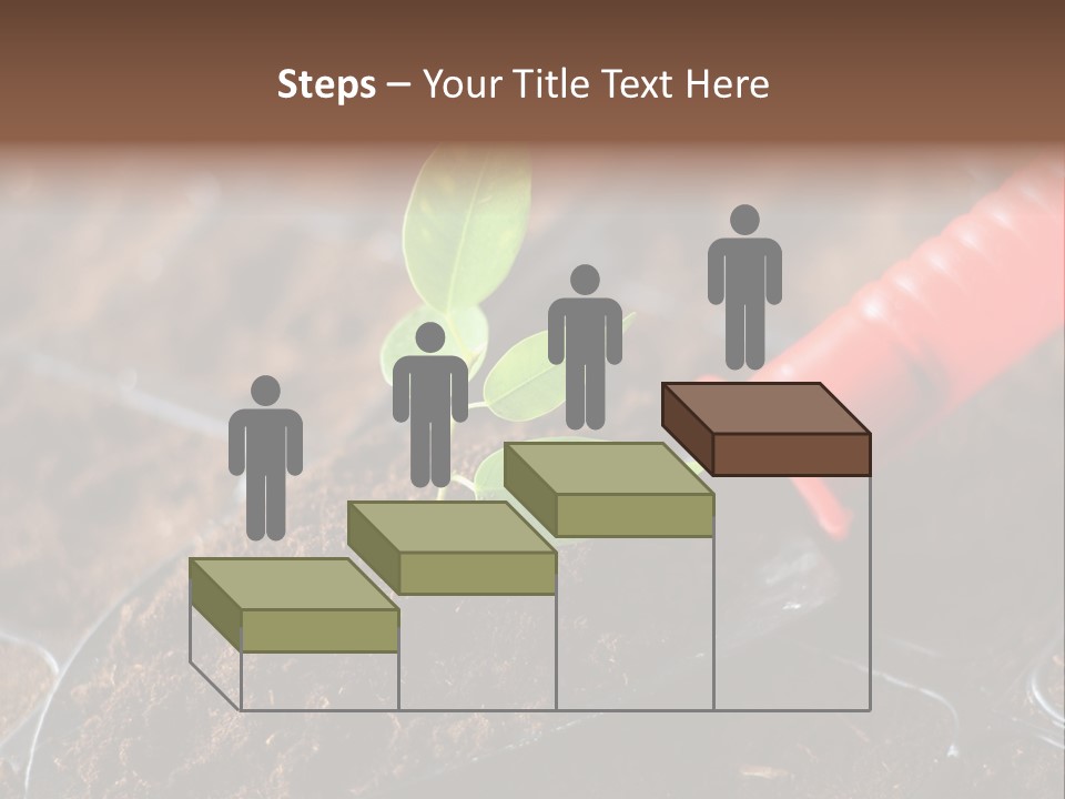 Seedling Soil Growth PowerPoint Template
