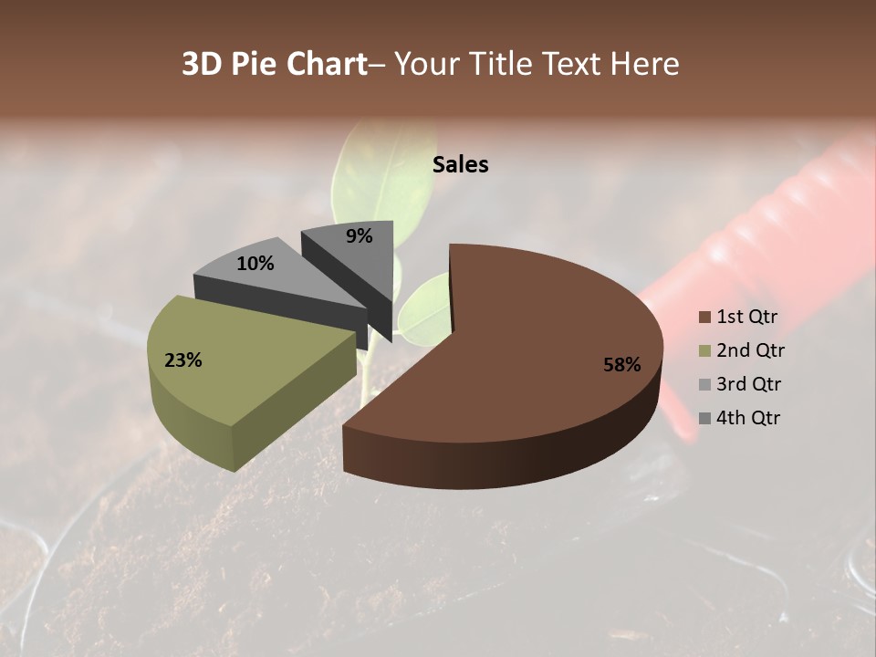 Seedling Soil Growth PowerPoint Template