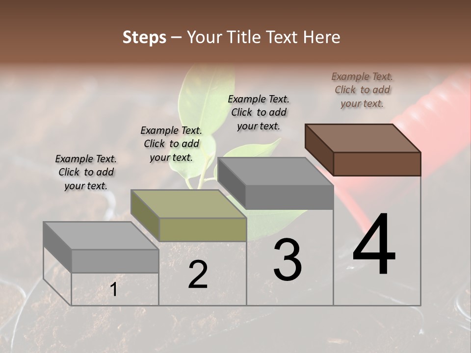 Seedling Soil Growth PowerPoint Template