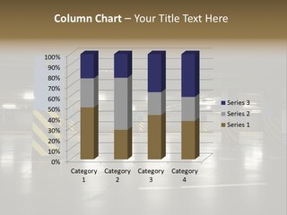 Corridor City Number PowerPoint Template