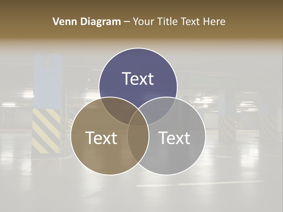 Corridor City Number PowerPoint Template