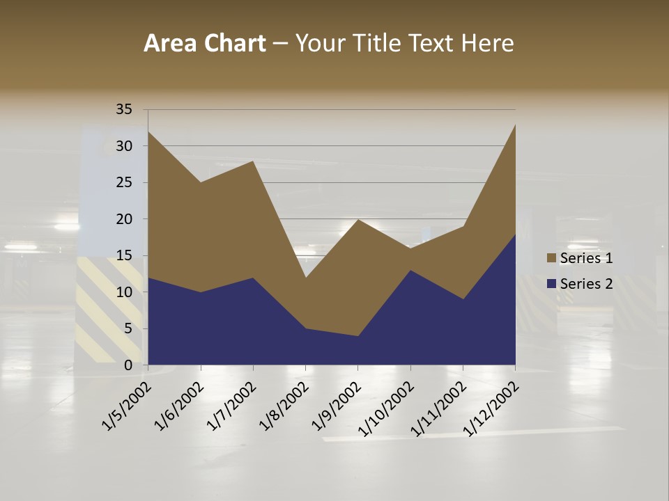 Corridor City Number PowerPoint Template