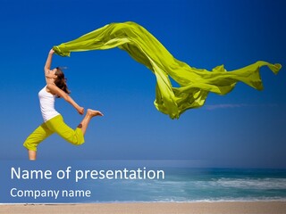 Active Fresh Freedom PowerPoint Template