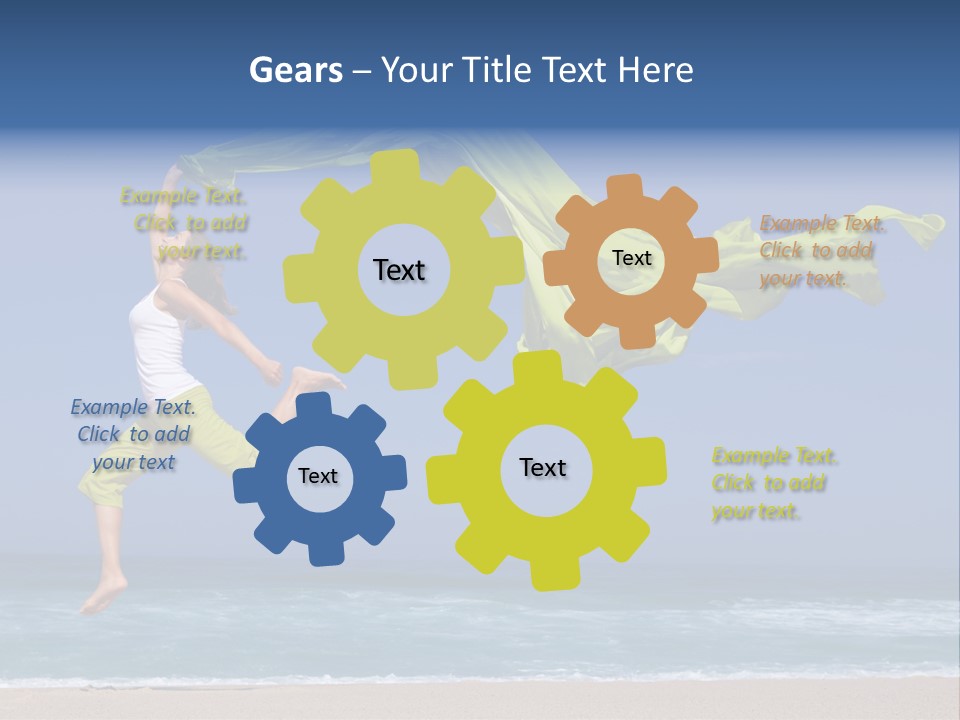 Active Fresh Freedom PowerPoint Template