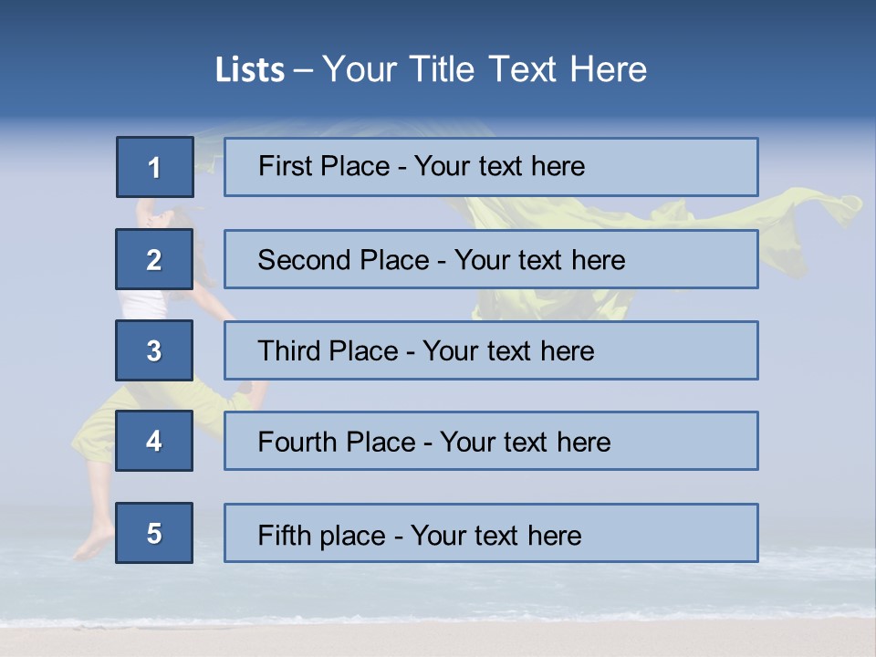 Active Fresh Freedom PowerPoint Template