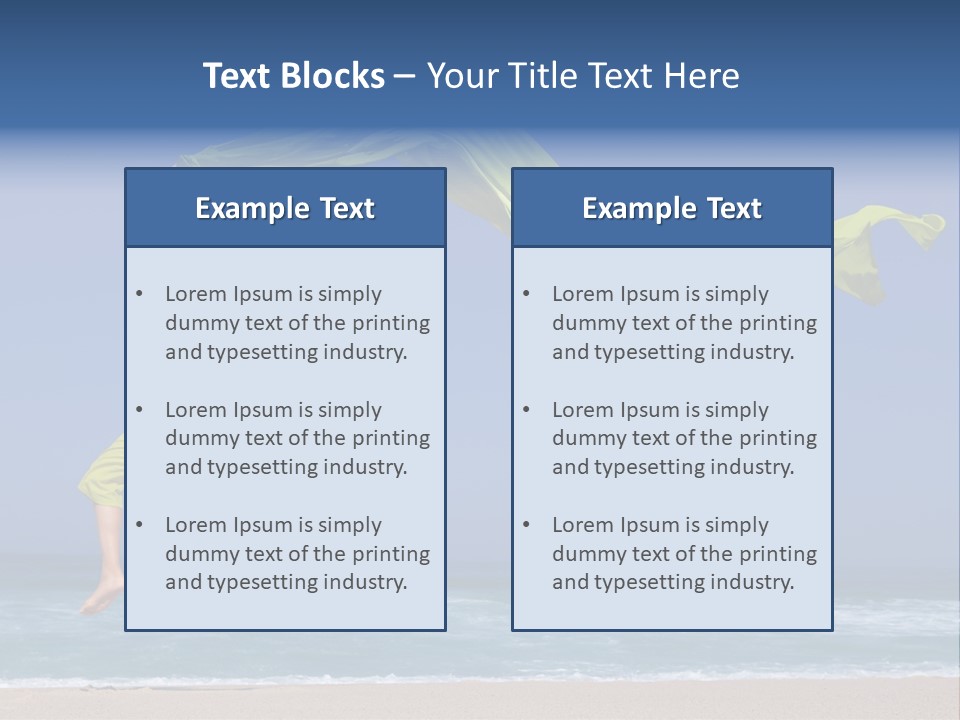 Active Fresh Freedom PowerPoint Template