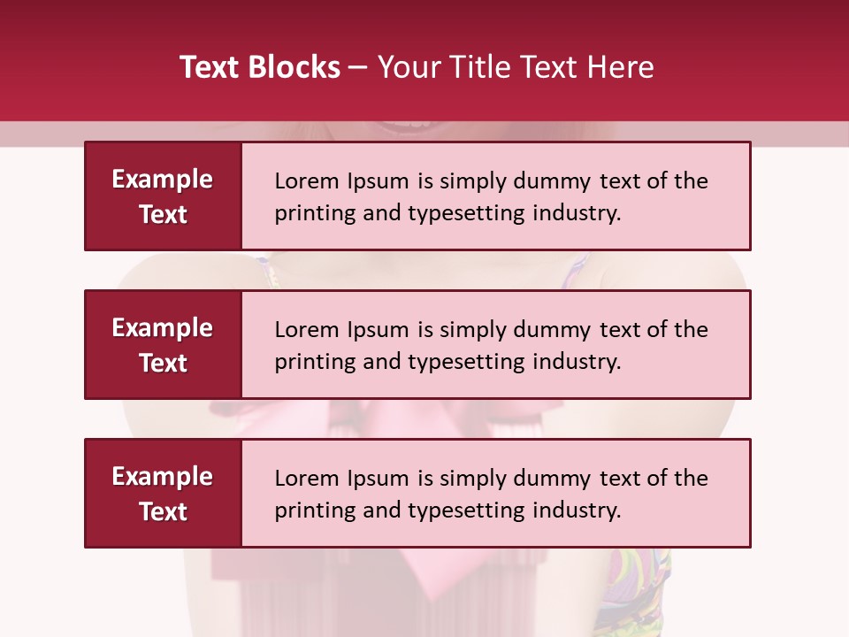 Crowd Three Pretty PowerPoint Template