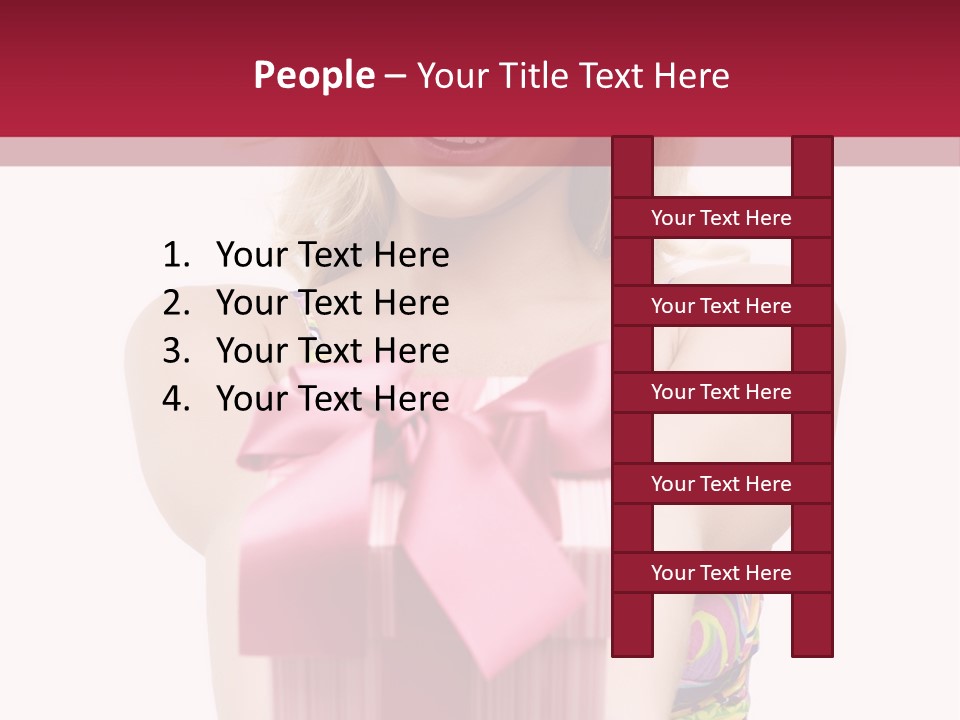 Crowd Three Pretty PowerPoint Template