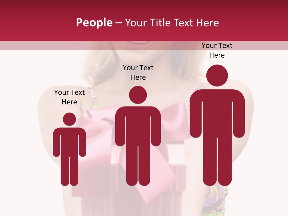 Crowd Three Pretty PowerPoint Template