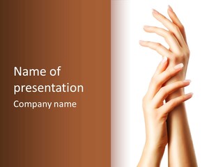 Nail Makeup Polishing PowerPoint Template