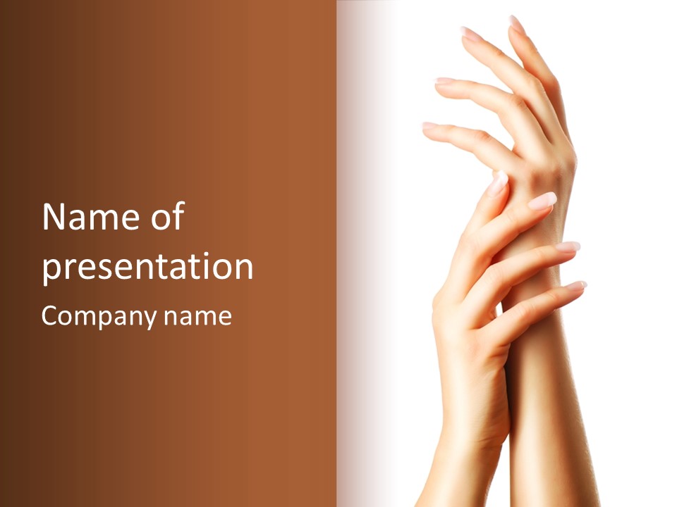 Nail Makeup Polishing PowerPoint Template