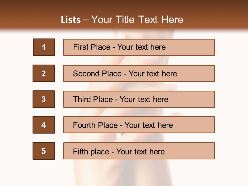 Nail Makeup Polishing PowerPoint Template