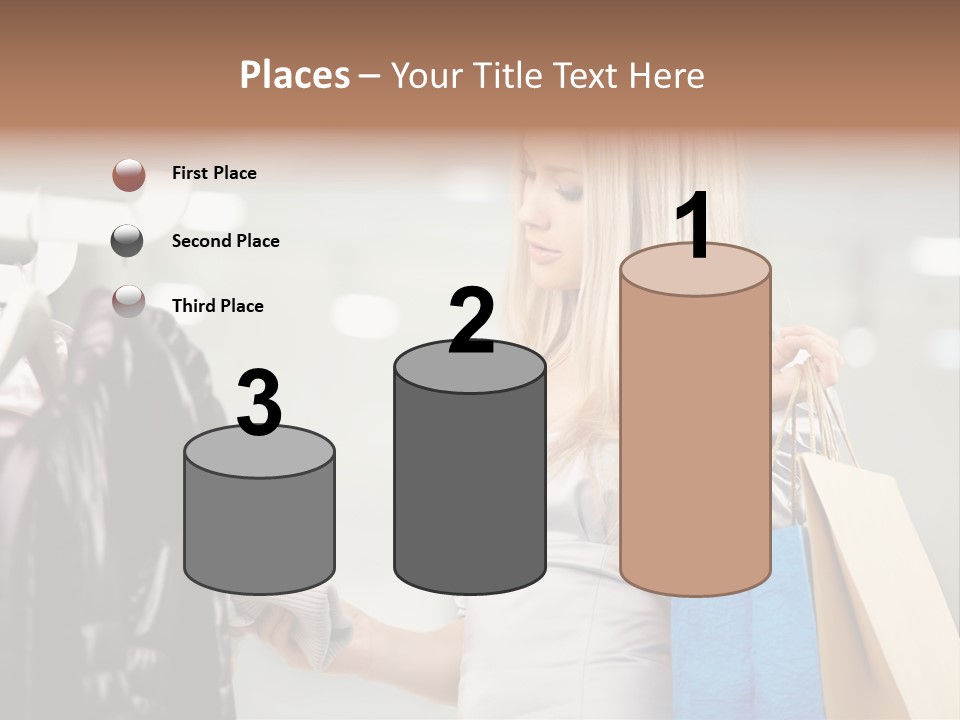 Clothing Shopping Choosing PowerPoint Template