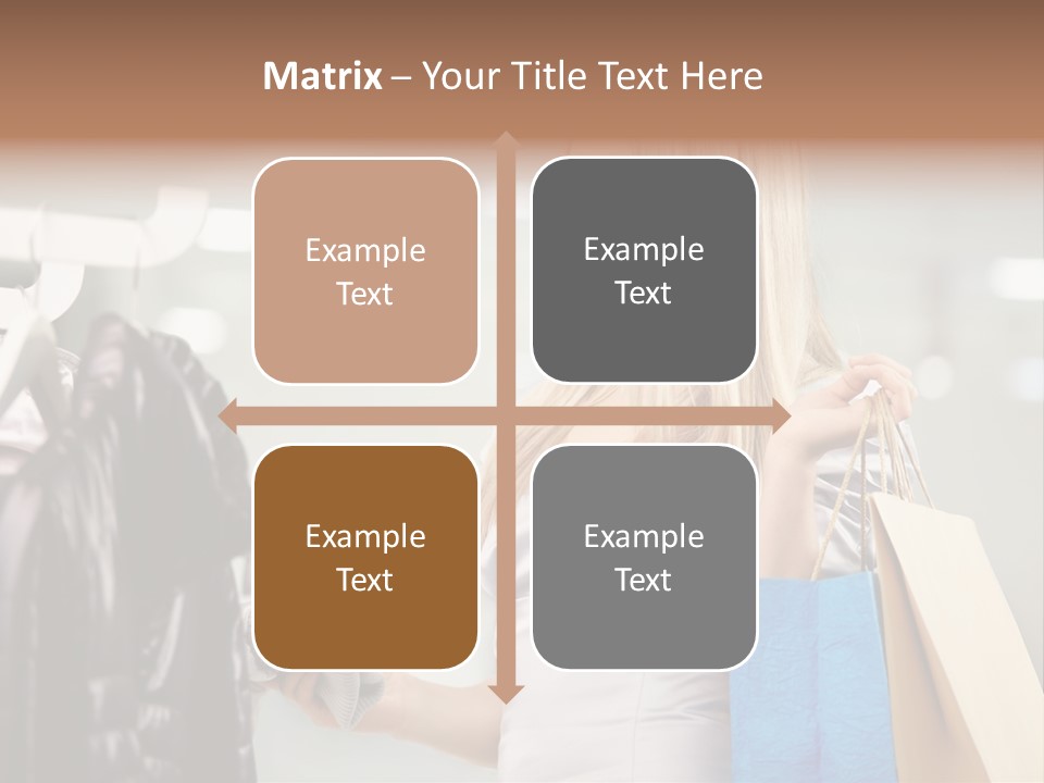 Clothing Shopping Choosing PowerPoint Template
