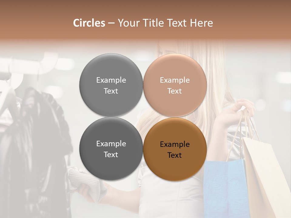 Clothing Shopping Choosing PowerPoint Template