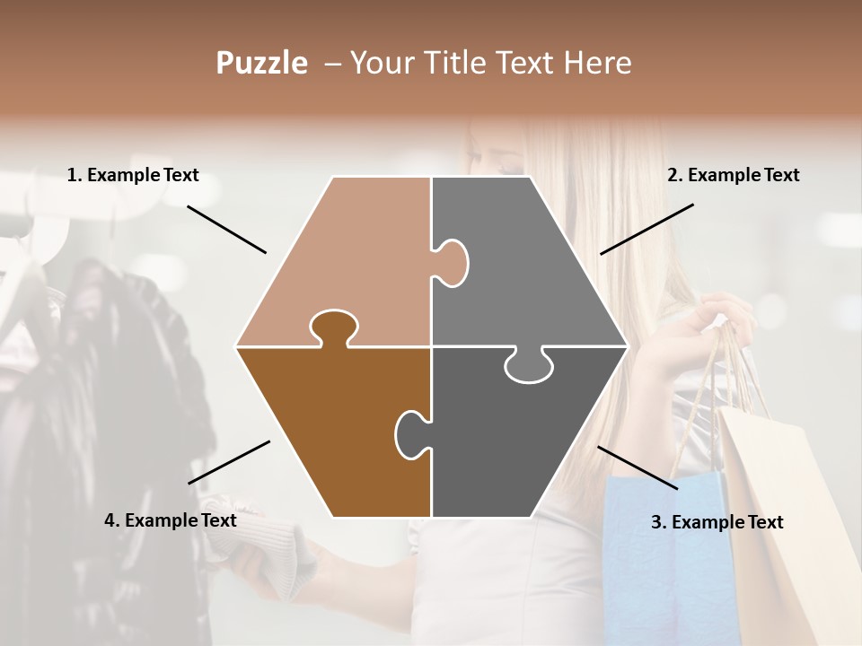 Clothing Shopping Choosing PowerPoint Template