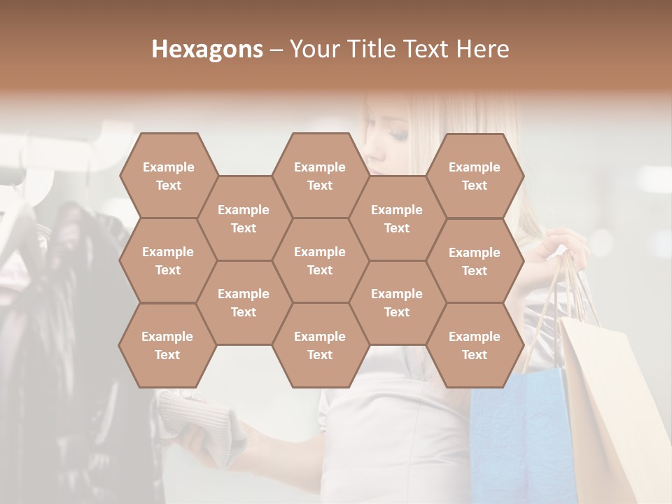 Clothing Shopping Choosing PowerPoint Template