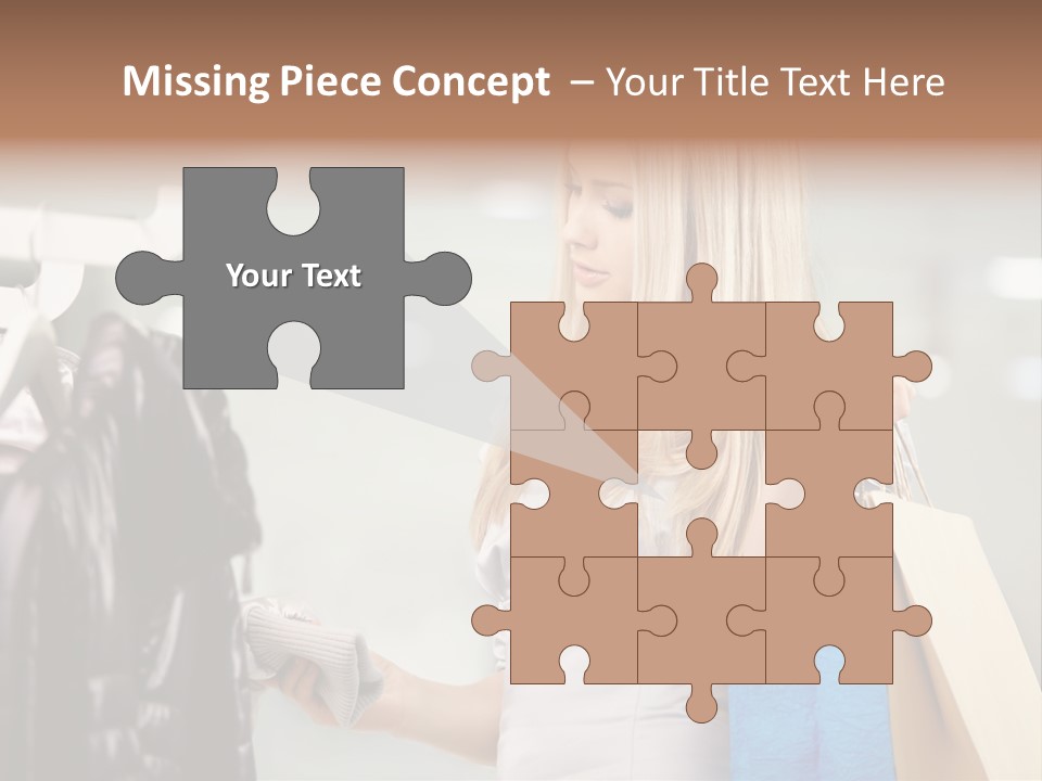 Clothing Shopping Choosing PowerPoint Template