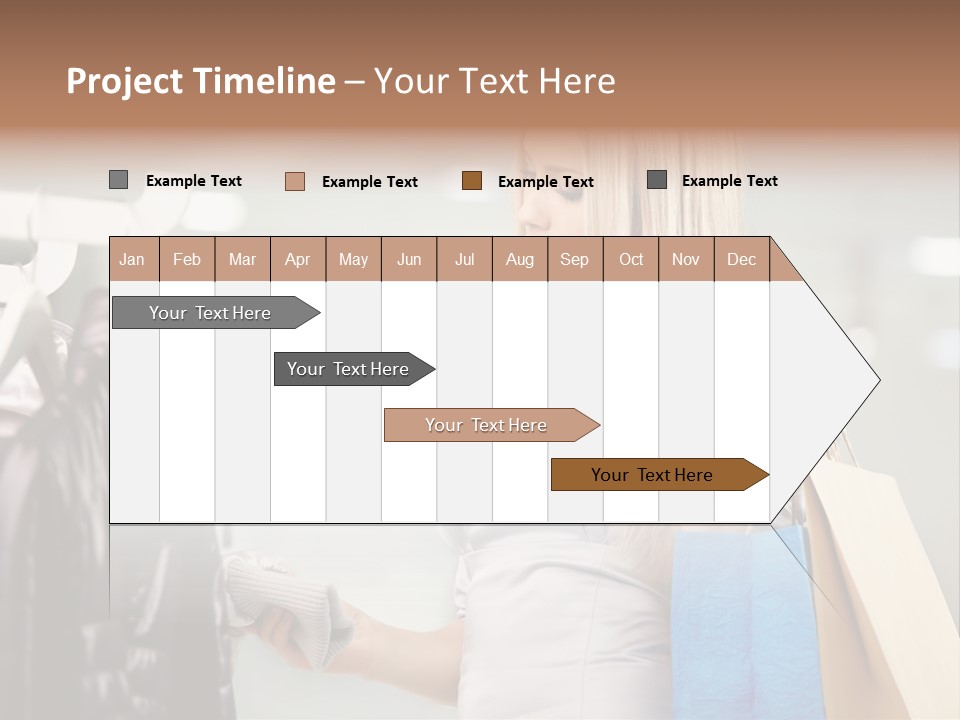 Clothing Shopping Choosing PowerPoint Template