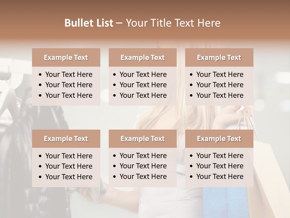 Clothing Shopping Choosing PowerPoint Template