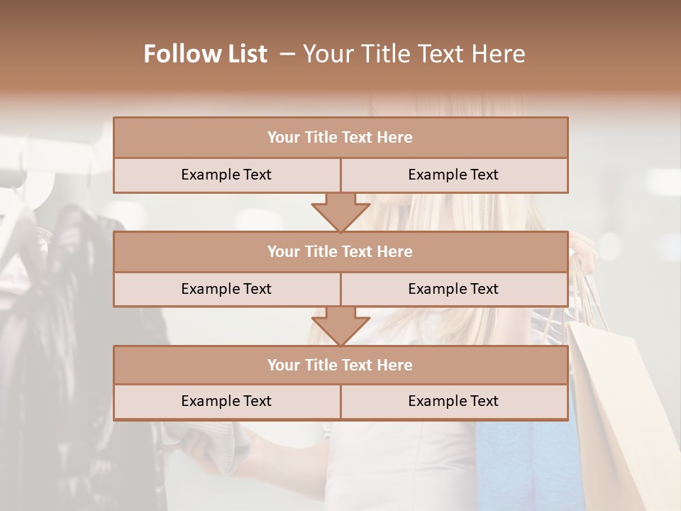 Clothing Shopping Choosing PowerPoint Template