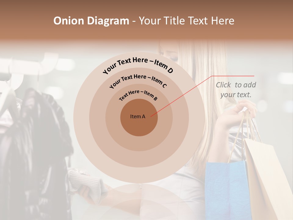 Clothing Shopping Choosing PowerPoint Template