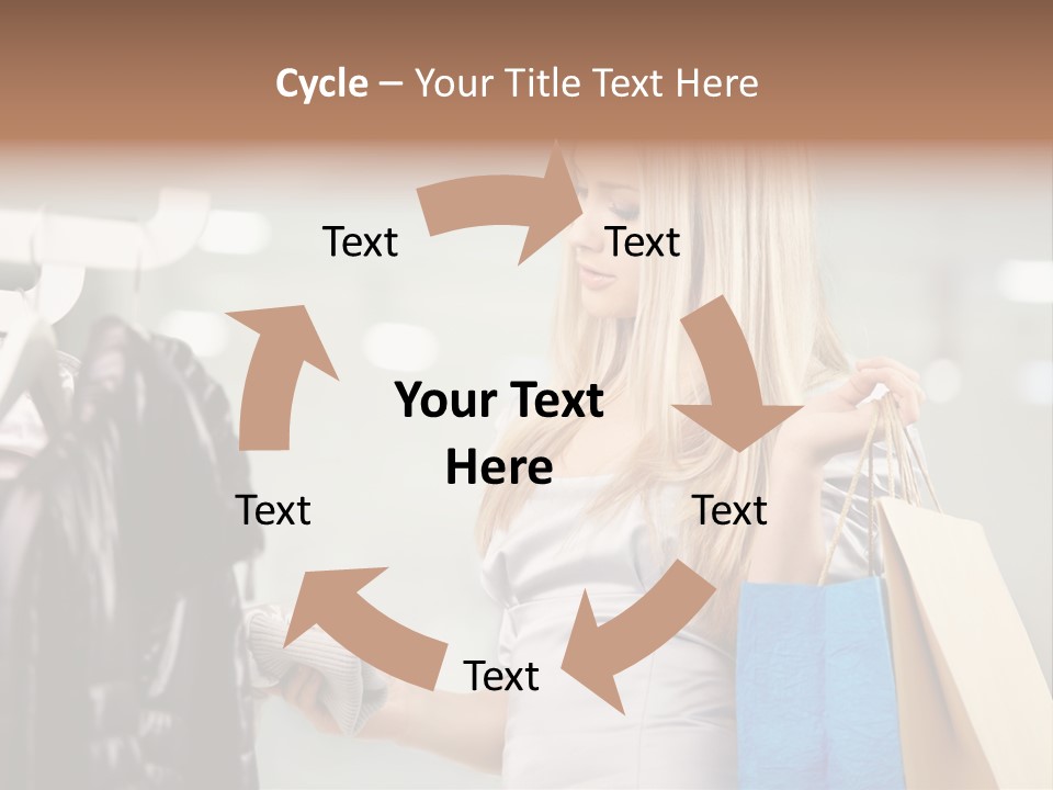 Clothing Shopping Choosing PowerPoint Template