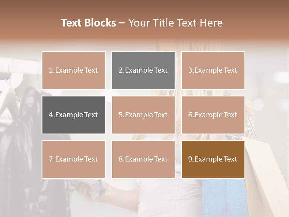 Clothing Shopping Choosing PowerPoint Template