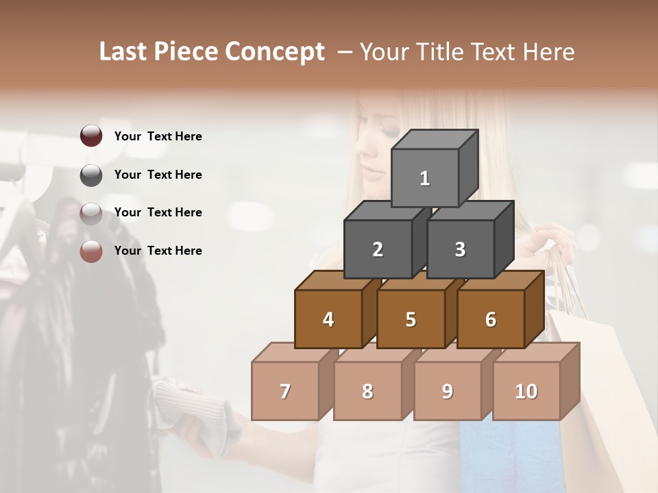 Clothing Shopping Choosing PowerPoint Template