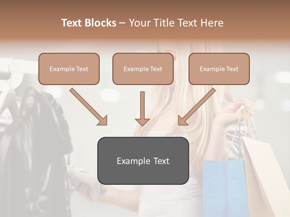 Clothing Shopping Choosing PowerPoint Template