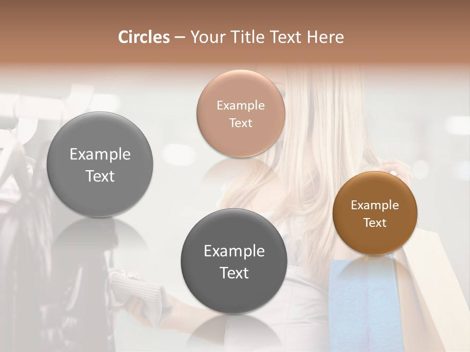 Clothing Shopping Choosing PowerPoint Template