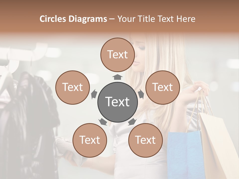 Clothing Shopping Choosing PowerPoint Template