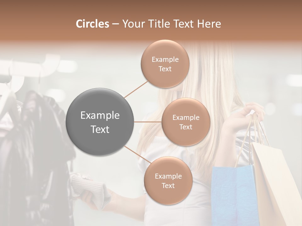 Clothing Shopping Choosing PowerPoint Template