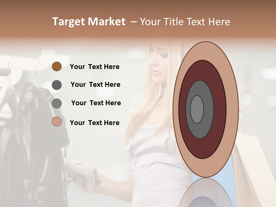 Clothing Shopping Choosing PowerPoint Template