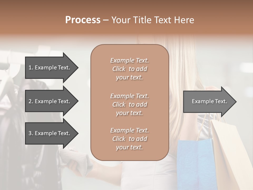 Clothing Shopping Choosing PowerPoint Template