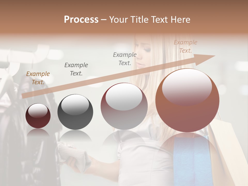 Clothing Shopping Choosing PowerPoint Template